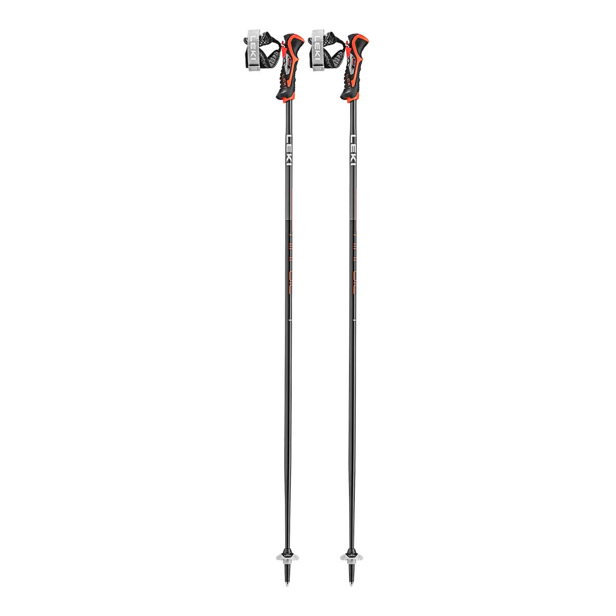 Leki Airfoil 3D Poles in Black and Red